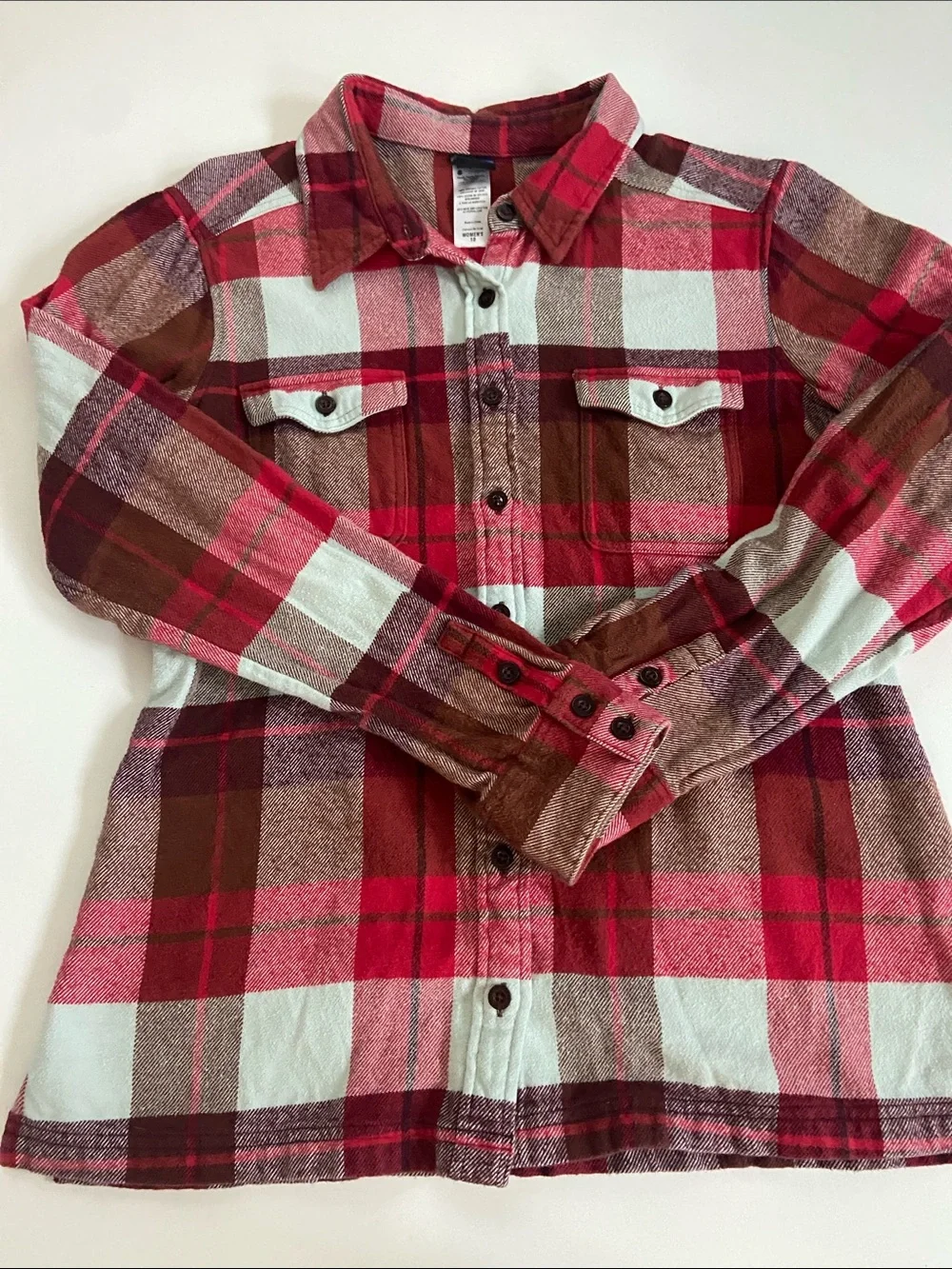 Patagonia Women’s Fjord Flannel Shirt  - Size 10